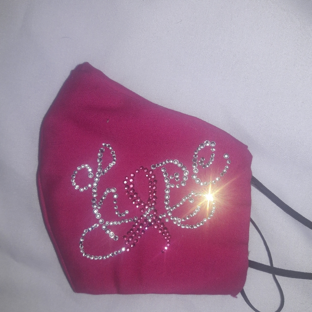 Breast cancer face mask